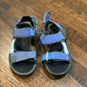Wonder Nation Blue and Black Kids Sandals